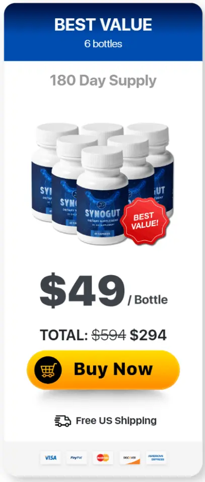 SynoGut - 6 bottles